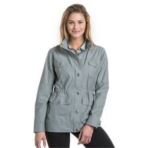 Kuhl Size Rekon Jacket Utility Full Zip Pockets Hiking Outdoor Slate Size Small